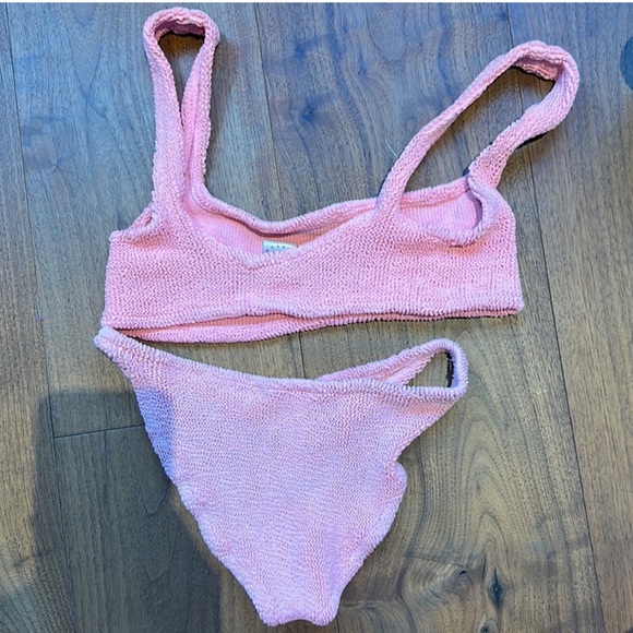 Hunza g Swimwear / Bubblegum Pink / Xandra Bikini - Picture 3 of 4